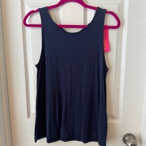 Lilly Pulitzer Navy Kristen Top Medium